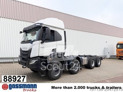 LKW-Fahrgestell Iveco T-Way AT410T51 8x4, Retarder, Nebenantrieb, 4x neu