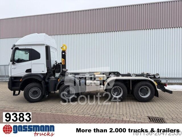 Abrollkipper Iveco T-Way AT410T51/58 8x4, Retarder, 4x VORHANDEN! neu