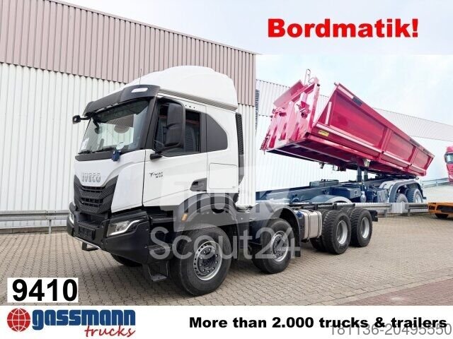 Kipper LKW Iveco T-Way AT410T51/58 8x4, Retarder, Bordmatik, 3x neu