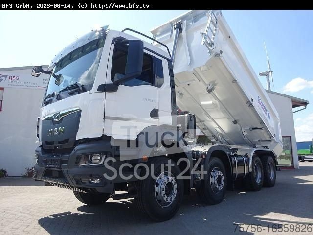 Kipper LKW MAN TGS (TG3) 35.470 8x4 BB CH  Hinterkipper Stahl H gebraucht