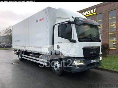 LKW mit Pritsche & Plane MAN TGM (TG3) 15.290 4x2 BL CH Plane, LBW gebraucht
