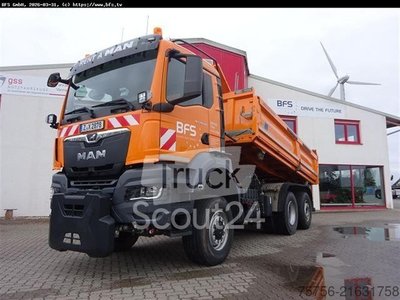 Kipper LKW MAN TGS (TG3) 28.510 6x4-4 BL CH Winterdienst, Schle gebraucht