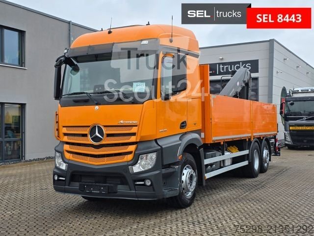 Autokran MERCEDES-BENZ Actros 2543 / Baustoff/Retarder/Lenk-Liftachse gebraucht
