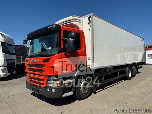 Kühlkoffer-LKW SCANIA P 280 Kühlkoffer mit BÄR Ladebordwand / Kiesling gebraucht