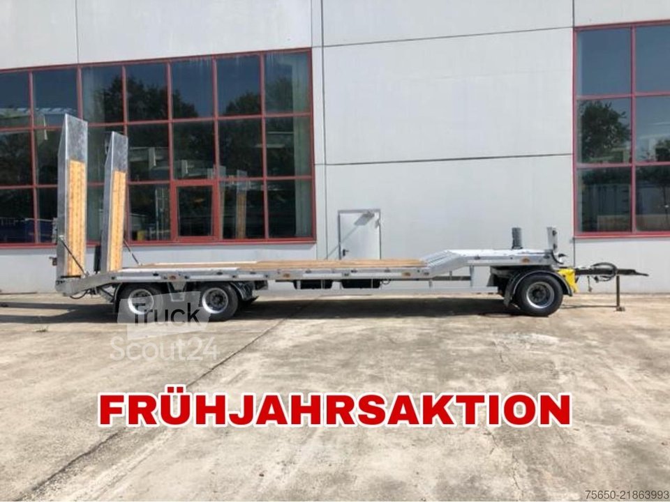 Tieflader Anhänger Möslein T3-6 VB F  3 Achs Tieflader- Anhänger, Verbreiterung neu