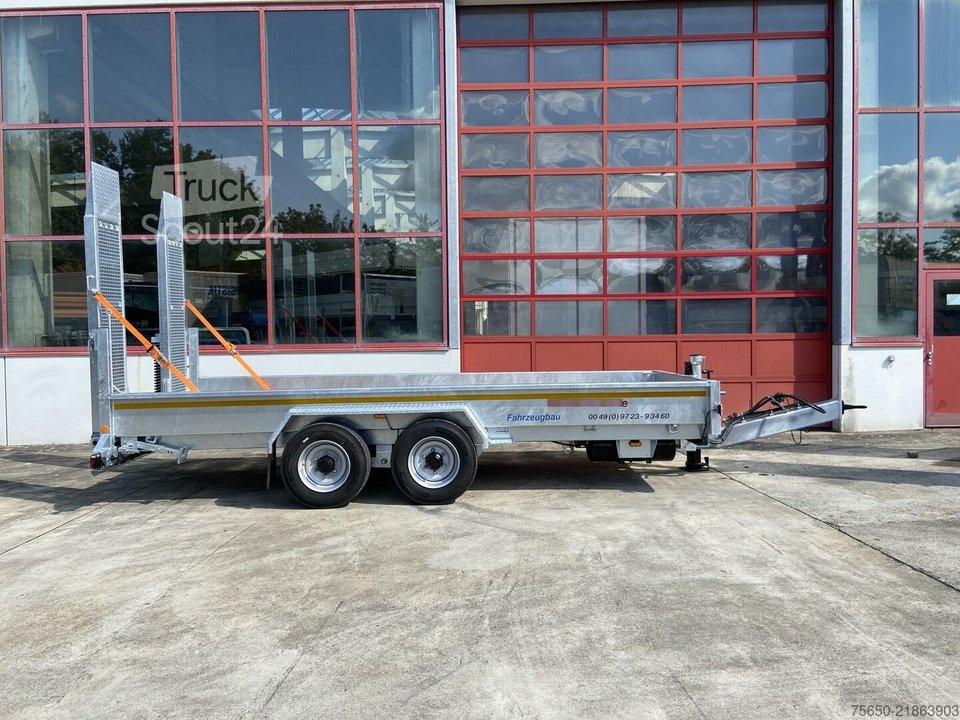 Tieflader Anhänger Möslein TT 11-E 5,50 - 2  Tandemtieflader5,50 m x 2 m, Feuerverzinkt neu