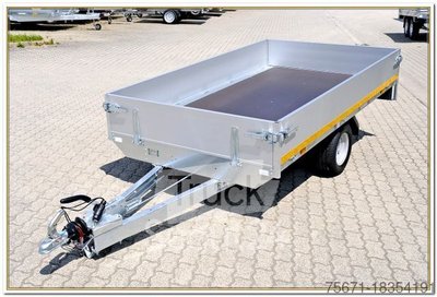 PKW-Anhänger EDUARD HL 2314 Hochlader 230 x 145 cm GEBREMST neu