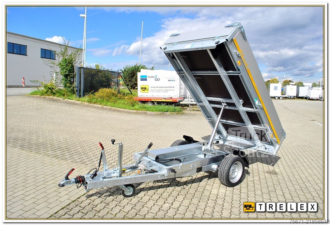 Dreiseitenkipper Anhänger Eduard KH 2615 1500 kg 1achs Elektrohydraulik neu