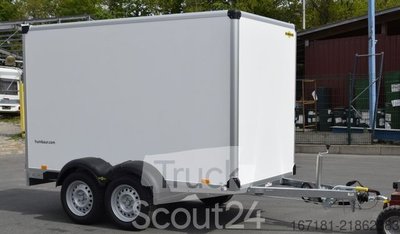 Kofferanhänger HUMBAUR Koffer HK 253015-18P mit Überfahrwand neu