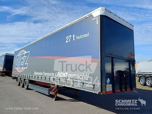 Auflieger mit Pritsche & Plane Berger Curtainsider Mega gebraucht
