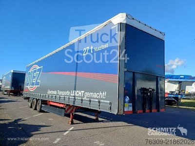 Auflieger mit Pritsche & Plane Berger Curtainsider Mega gebraucht
