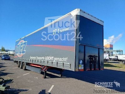 Auflieger mit Pritsche & Plane Berger Curtainsider Mega gebraucht