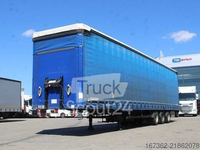 Auflieger mit Pritsche & Plane SCHWARZMÜLLER SPA3/E, LOWDECK, SAF, MULTILOCK, LIFTING AXLE gebraucht