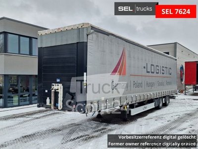 Auflieger mit Pritsche & Plane FLIEGL SZS320 / Hubdach / EDSCHA / Mega gebraucht