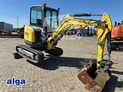 Minibagger WACKER EZ 26, Hydr. S.W.S., 3x Löffel, Gummikette, TOP gebraucht