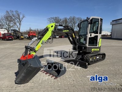 Minibagger Zoomlion ZE27GU, Greifer u. Hammerhydr.,Klima,CE gebraucht