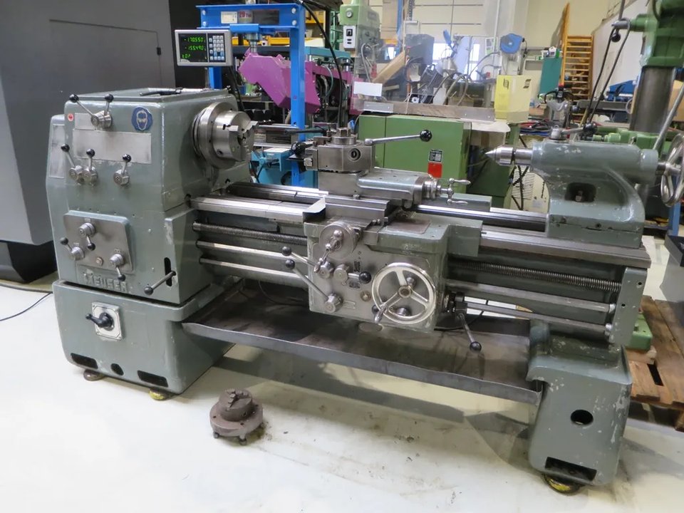MEUSER  M 1 L Leit- und Zugspindeldrehmaschine