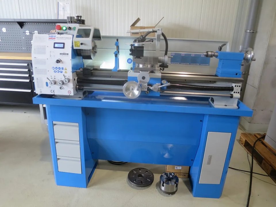 HBM 320 X 900 PROFESSIONELL Leit- und Zugspindeldrehmaschine