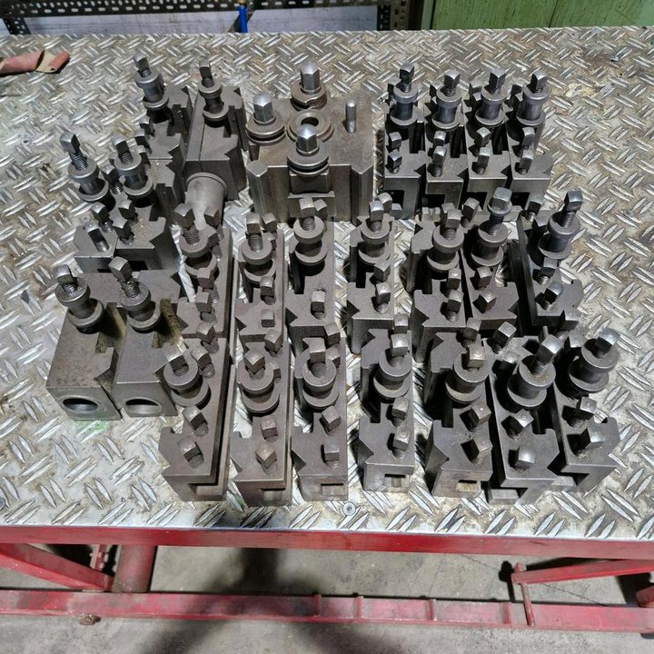 Rotary bench quick clamp swallowtail 24 pieces