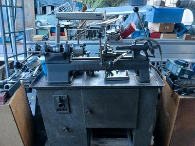 small precision mechanical lathe and horizontal table milling machine