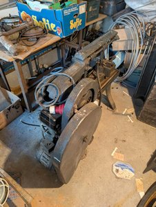 Metallsäge elektrisch Bügelsäge Kaltsäge antik recipro