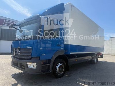 LKW mit Kofferaufbau MERCEDES-BENZ 1221L Atego E6, Klima, Schaltgetriebe,LBW1,5to gebraucht