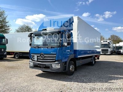 LKW mit Kofferaufbau MERCEDES-BENZ 1221L Atego E6, Klima, Schaltgetriebe,LBW1,5to gebraucht