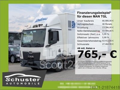 LKW mit Kofferaufbau MAN TGL 7.190 4x2 BB Koffer+LBW*Tempom Klima Bluetoo gebraucht