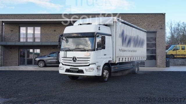 LKW mit Pritsche & Plane MERCEDES-BENZ Atego 1630 Pritsche + Plane Steckrungen gebraucht