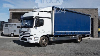 LKW mit Pritsche & Plane MERCEDES-BENZ Atego 1630 Pritsche + Plane Steckrungen gebraucht