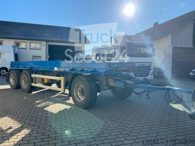 Abrollanhänger HÜFFERMANN HMA 2424 3-Achs Absetzanhänger f. 2 Container gebraucht