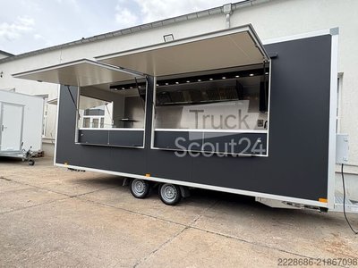 Verkaufsanhänger Grillwagen, Imbissanhänger, Imbisswagen 6 m, neu