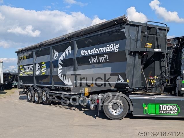 Kipper Auflieger STAS HardoX Stahl 86 m , Liftachse, ALCOA, MIETEN? gebraucht