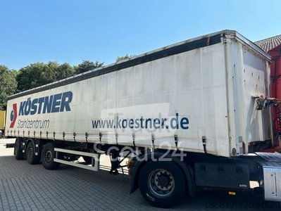Auflieger mit Pritsche & Plane  Fellechner SC31-L39 Stahltransp Lenkachse Edscha gebraucht