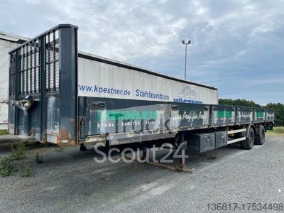 Auflieger mit offener Pritsche  Zanner PSA 230 Pritsche Bordwand Stahlrungen gebraucht