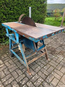 Kreissäge Holz Bau Güde Metallkonstruktion
