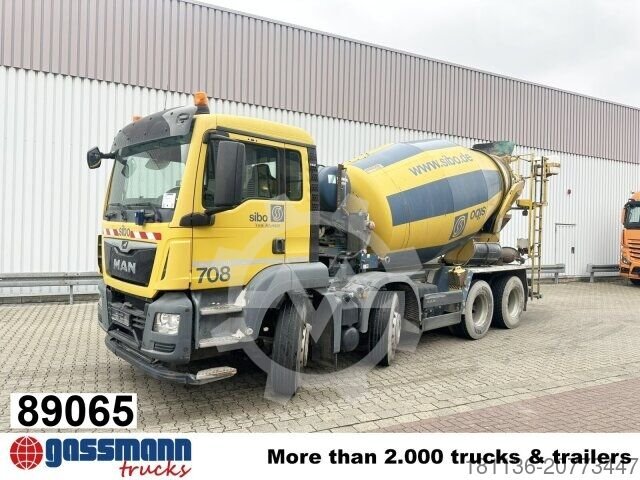 MAN TGS 32.420 8x4 BB, Betonmischer Stetter ca. 9m³