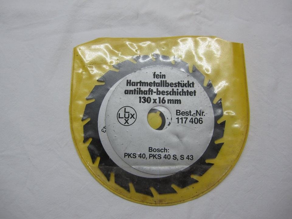 3x LUX Sägeblätter Hartmetallbest. für Hand-Kreissäge, Unbenutzt.