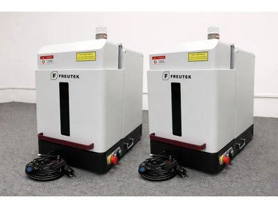 FREUTEK LMM0003 2x geschlossene Glasfaser-Lasermarkiermaschine 20W (110x110 mm)
