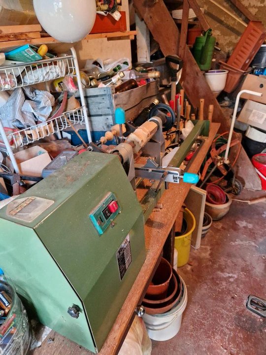Wooden lathe