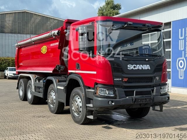 Kipper LKW SCANIA P 420 8x4 Kipper Meiller 18,5m3 Euro 6 neu