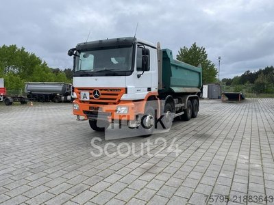 Kipper LKW MERCEDES-BENZ Actros 4141 8x6 4 Achs Muldenkipper Meiller 17m  gebraucht
