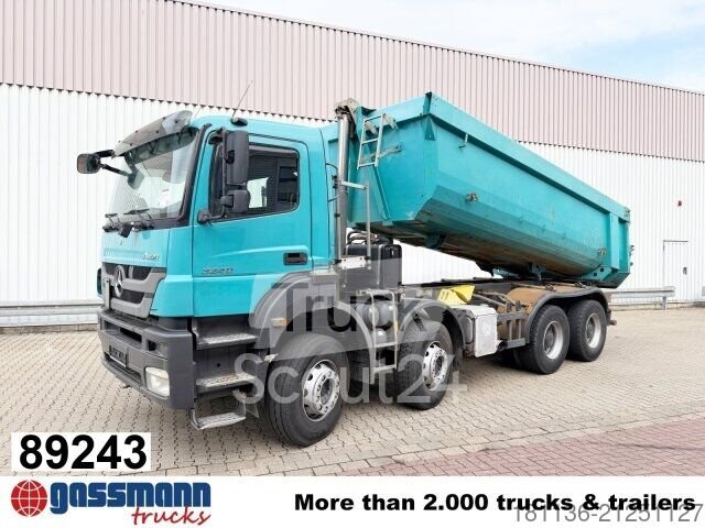Spezial-LKW Mercedes-Benz Axor 3240 K 8x4/4, Stahlmulde ca. 16m  gebraucht