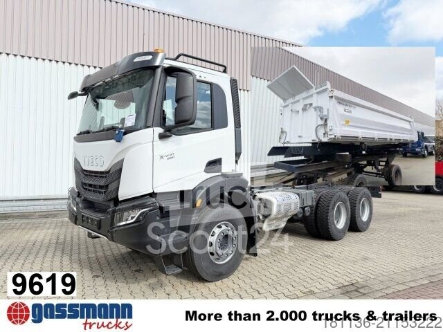 Kipper LKW Iveco X-Way AD300X46Z 6x4, Retarder, Navi neu