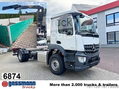 LKW mit Pritsche (offen) Mercedes-Benz Arocs 1840 L 4x2, Kran Palfinger PK12001L, gebraucht