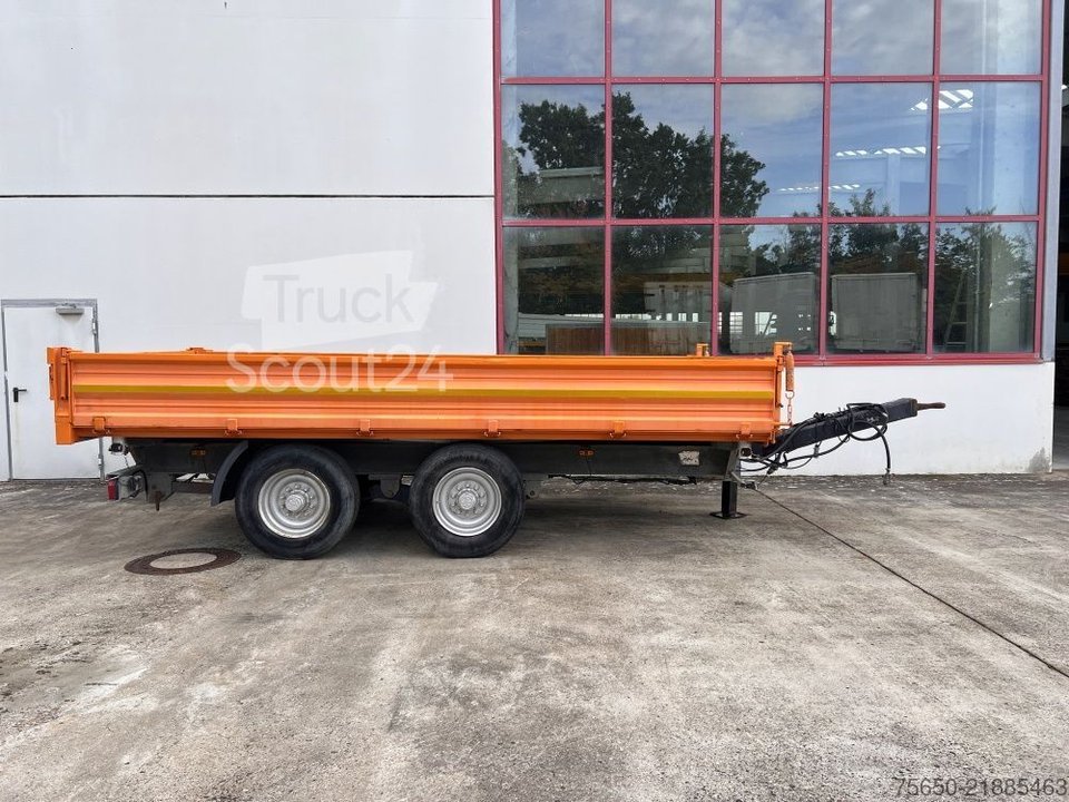 Tilting trailer Obermaier 14 14,2 t Tandem Kipper- Tieflader used