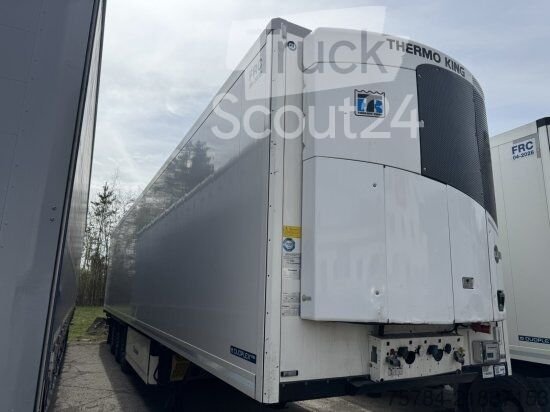 Tieflader-Sattelauflieger KRONE 3-ACHS KüHLAUFLIEGER, THERMO KING, DOPPELSTOCK, BLUMENBREITE MIETAUF MöGLICH gebraucht