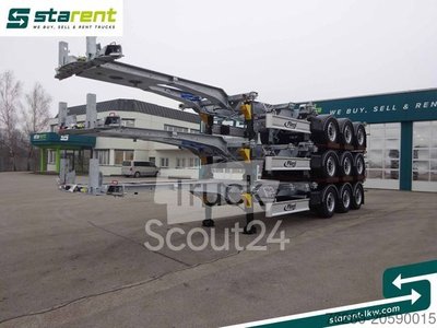 Auflieger-Wechselfahrgestell FLIEGL Containerchassis ADR, 1x20/2x20/1x30/1x40/1x45 neu