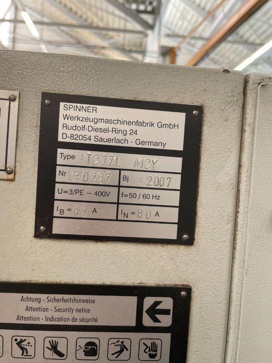 CNC Drehmaschine SPINNER TC 77L MCY