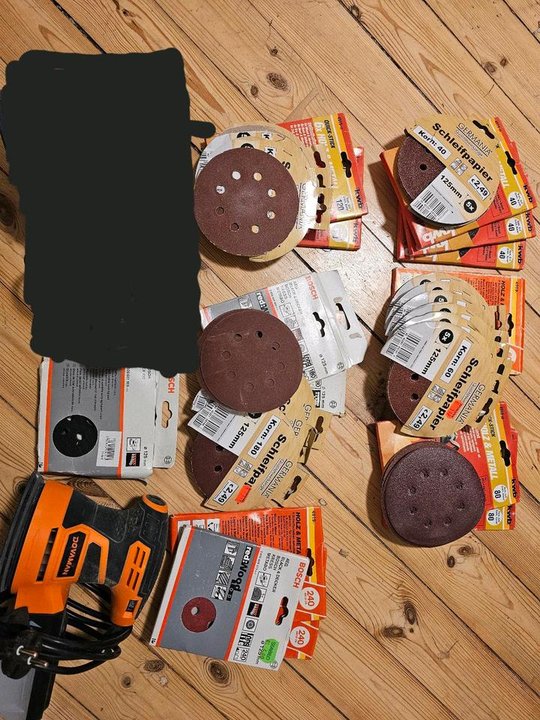 Rundschleifmaschinen mit Schleifpapier